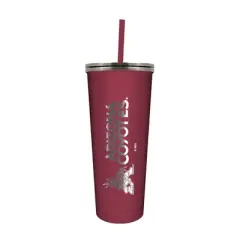 NHL Arizona Coyotes 24oz Skinny Tumbler with Straw