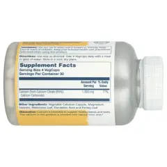 Solaray Calcium Citrate, 120 VegCaps (250 mg per Capsule)