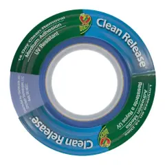 Duck 6pk Clean Release Painter's Tape 60yd/Roll: Blue Adhesive Industrial Tape, 0.94" Width, 180' Length