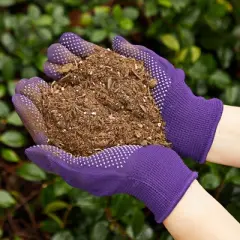 Juvale Juvale 6-Pairs Gardening Gloves for Women - Thorn Proof and Cut Resistant Outdoor Cotton Garden Work Gloves (3 Colors)