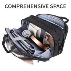 Stylish Laptop Bag Briefcase Laptop Case Expandable Messenger Bag