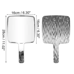 Unique Bargains Water Wave Pattern Cosmetic Mirror 1 Pc