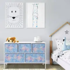 Sorbus Drawer Dresser for Bedroom Home and Office Blue