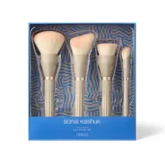 Sonia Kashuk&trade; Limited Edition Ribbed Face Makeup Brushes - 4ct