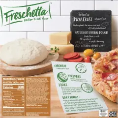 Freschetta Pepperoni Naturally Rising Crust Frozen Pizza - 27.35oz