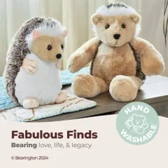 Bearington Higgy Plush Stuffed Animal Hedgehog, 5.5" baby plush toy, For Ages 1-14