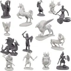 Hingfat Fantasy Creature Action Figure Toy Playset, 98 Pieces