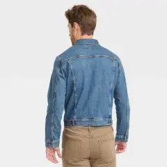 Men's Midwash Denim Trucker Jacket - Goodfellow & Co&trade; Blue