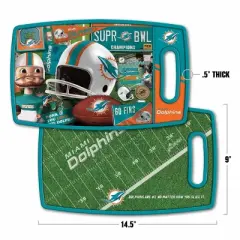NFL Miami Dolphins Retro Series Cutting Board