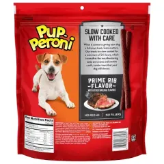Pup-Peroni Treats Peroni Beef Prime Rib Flavor Chewy Dog Treats - 22.5oz
