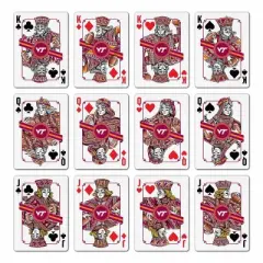 NCAA Virginia Tech Hokies Classic Series Playing Cards: Cardstock Paper, Ages 10+