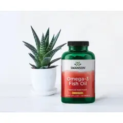 Swanson Omega-3 Fish Oil, Supports Heart, Brain & Joint Health, Lemon Flavor, 100 mg (150 Softgels)