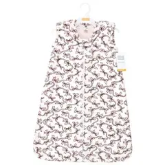 Hudson Baby Infant Girl Plush Faux Fur Sleeping Bag, Wearable Blanket, Pink Bows