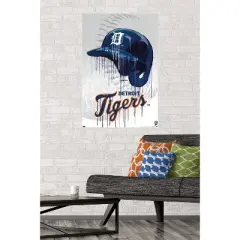 Trends International MLB Detroit Tigers - Drip Helmet 22 Unframed Wall Poster Prints
