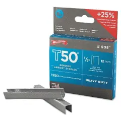 Arrow T50 Heavy Duty Staples 1/2" Leg 50824