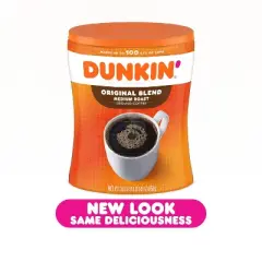 Dunkin' Original Blend, Medium Roast Coffee Canister - 30oz