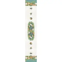 Laural Home Christmas by the Sea Rectangle Table Runner