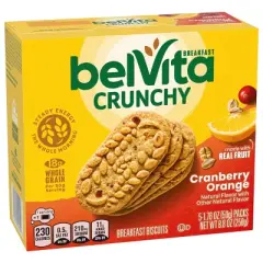 BelVita Cranberry Orange Breakfast Biscuits - 8.8oz/5pk
