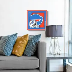 NFL Buffalo Bills 3D Logo Series Wall Art - 12"x12"