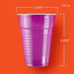 Hefty Party On! Disposable Cups - 80ct/16oz
