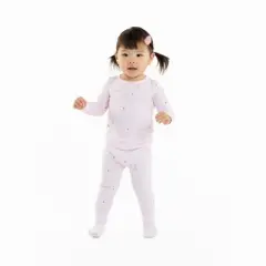 Sleep On It Infant/Toddler Girls Ballerina Dreams Snug Fit 2-Piece Pajama Sleep Set With Matching Socks