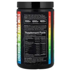 JNX Sports Stim-Free Pump, Pre-Workout, Sour Candy, 20.4 oz (580 g)