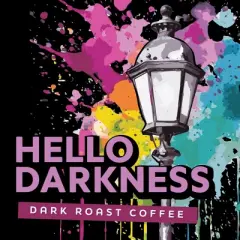 Java Factory Dark Roast Hello Darkness Flavored Ground Coffee Bags, 10 oz ea, 6 pack