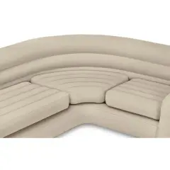Intex Inflatable Corner Living Room Neutral Sectional Sofa | 68575EP