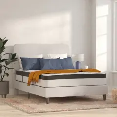 Flash Furniture Capri Comfortable Sleep 12 Inch CertiPUR-US Certified Memory Foam & Pocket Spring Mattress, Mattress in a Box