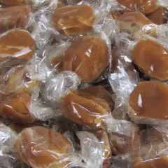 Gourmet Vanilla Caramel by Its Delish &ndash; Individually Wrapped Handcrafted Soft Brown Candy