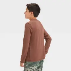 Boys' Long Sleeve Henley Shirt - Cat & Jack&trade;