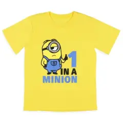 Despicable Me Boys' Movie Minions 1 In A Minion Sleep Pajama Set Shorts Multicolored