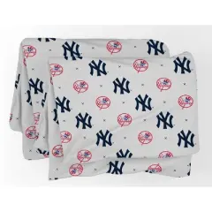MLB New York Yankees Small X Twin Sheet Set