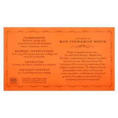 Harney & Sons Hot Cinnamon Spice Tea, 50 Tea Bags