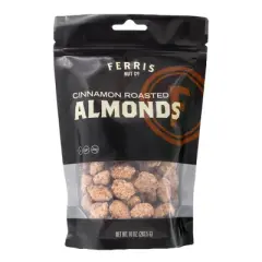 Ferris Nut Co. Cinnamon Roasted Almonds - Case of 12/10 oz
