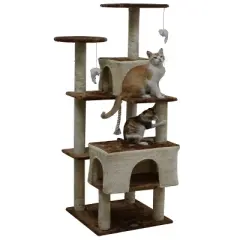 Go Pet Club Kitten Cat Tree House - 61"