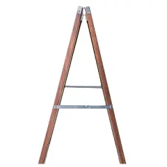 Flipside Products Stained Marquee Easel with Black Chalkboard, 42" H x 24"W