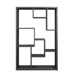 75" Cargo Shelf Rack/Bookshelf Gunmetal - Acme Furniture