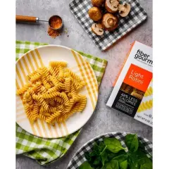 Fiber Gourmet  &ndash; Light Rotini Pasta - Low Net Carb, Fiber-Rich, Low Calorie, Healthy Pasta - Made in Italy, Kosher, Vegan, Non-GMO - 8 Oz, Pack of 12