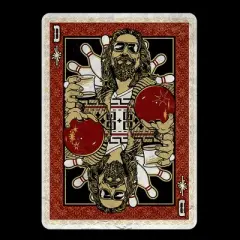 Men's The Big Lebowski Dude Playing Card T-Shirt