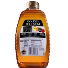 Golden Blossom Pure & Unfiltered Premium Pure US - Canadian Honey - 32 oz