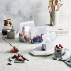 Stasher Reusable Food Storage Stand-Up Mini Bag - Clear