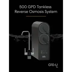 BRIO G20u Tankless RO Reverse Osmosis Water Filtration System Black