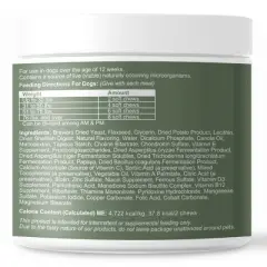 Chew + Heal MaxProtect Omega Skin + Coat, Dog Supplement & Multivitamin, Improve Joints, Digestion, Skin & Fur - 120 Delicious Total Chews