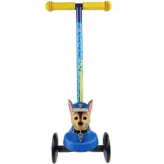 Paw Patrol Chase 3D Scooter with 3 Wheels, Tilt and Turn