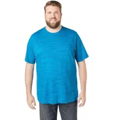 Boulder Creek by KingSize Men's Big & Tall  Heavyweight Jersey Crewneck T-Shirt