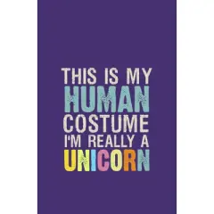 Junior's Lost Gods Unicorn in Human Costume Racerback Tank Top