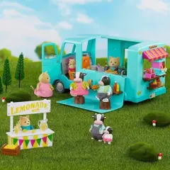 Li'l Woodzeez Food Truck and Figurines Deluxe Playset