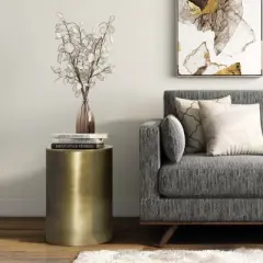Ledger Metal Side Table - WyndenHall
