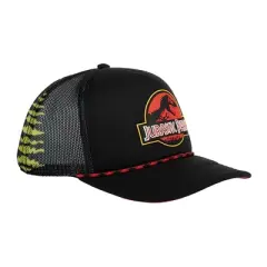 Jurassic Park Logo Black Trucker Hat